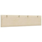 vidaXL Coussin de tête de lit crème 200 cm tissu