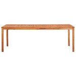 vidaXL Mobilier à dîner d'extérieur 7 Pièces et coussins Acacia solide