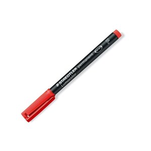 Marqueur permanent 'Lumocolor 318F' Tracé 0 6 mm Rouge x 10 STAEDTLER