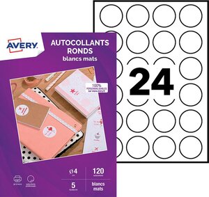 Autocollants blancs