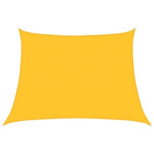 vidaXL Voile d'ombrage 160 g/m² trapèze jaune 4/5x3 m PEHD