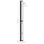 vidaXL Douche solaire d'extérieur avec pomme de douche et robinet 35 L