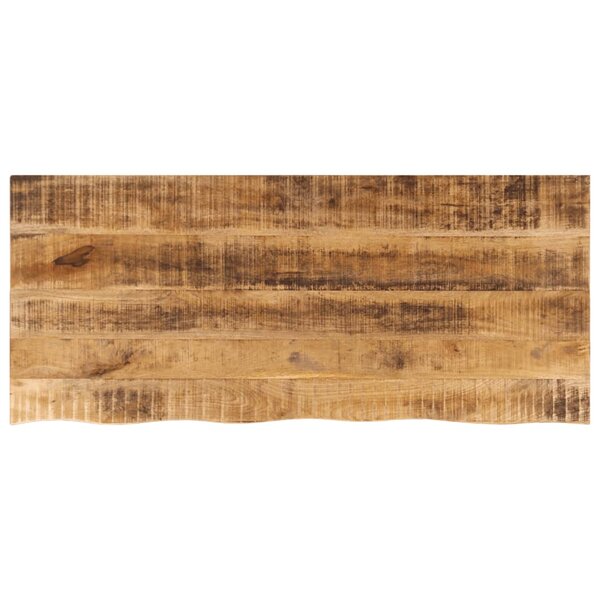 vidaXL Dessus de table 140x60x3 8cm bord vif bois massif manguier brut