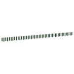 vidaXL Bande de auvent Vert et blanc 4.3 x 0.2 m Toile