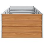 vidaXL Jardinière surélevée Marron Clair 320 x 80 x 45 cm
