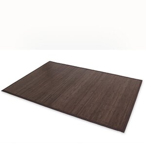 Tapis bambou 60x240 marron foncé