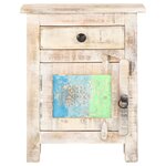 vidaXL Table de chevet 40x30x50 cm Bois d'acacia brut