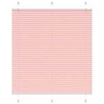 vidaXL Store plissé rose 115x100 cm largeur du tissu 114 4cm polyester