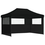 vidaXL Tente de fête 292 x 440 x 315 cm Noir Tissu Oxford