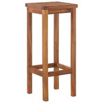 vidaXL Tabourets de bar lot de 2 bois d'acacia massif