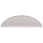 vidaXL Tapis d'escalier autocollants aspect sisal 15 Pièces 56x17x3 cm