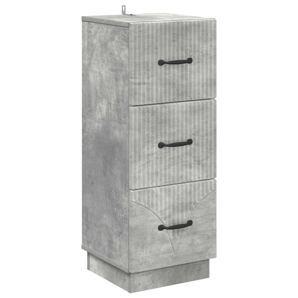 vidaXL Armoire à tiroirs 33 x 34 5 x 87 cm Bois d'ingénierie