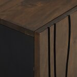 vidaXL Ensemble de mobilier de salle de bain 2 Pièces Noisette Marron