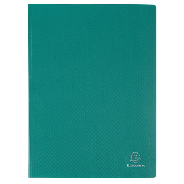 Protège-documents En Polypropylène Souple Opak 100 Vues - A4 - Vert Foncé - X 12 - Exacompta