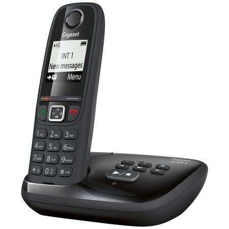 Téléphone sans fil AS405A avec répondeur - Noir