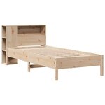 vidaXL Lit bibliothèque sans matelas 90x200 cm bois de pin massif