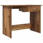 vidaXL Bureau Bois ancien 100 x 50 x 76 cm Bois d'ingénierie