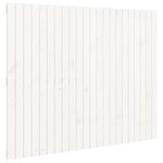 vidaXL Tête de lit murale Blanc 140x3x110 cm Bois massif de pin