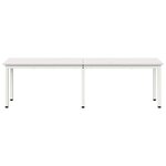 vidaXL banc Blanc 160 x 35 x 45 cm Bois de pin massif