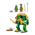 Lego 71757 ninjago le robot ninja de lloyd  jouet pour enfant des 4 ans avec figurine serpent  set de construction