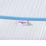 vidaXL Matelas Blanc 160 x 200 cm Mousse