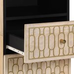 vidaXL Armoire de salle de bain 38x33x160 cm bois massif de manguier