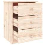 vidaXL Table de chevet ALTA 41x35x55 5 cm bois de pin massif