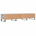 vidaXL Meuble TV sonoma gris 150x36x30 cm bois d'ingénierie