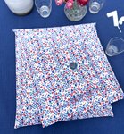 Trio pochettes cadeaux réutilisables Bleu Limoges