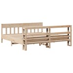 vidaXL Cadre de lit sans matelas 200x200 cm bois massif de pin
