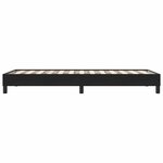 vidaXL Cadre de lit sans matelas noir 100x210 cm velours