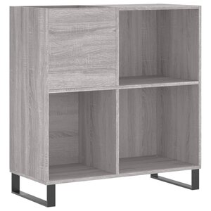 vidaXL Armoire à disques sonoma gris 84 5x38x89 cm bois d'ingénierie