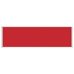 vidaXL Auvent latéral rétractable de patio 180x600 cm Rouge