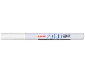 Marqueur Pointe calibrée extra-fine PAINT Marker PX203 0 5 - 0 7mm Blanc UNI-BALL