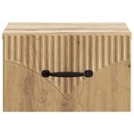vidaXL Cabinet de chevet mural Chêne artisanal 34 5 x 33 x 20 cm