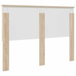 vidaXL Tête de lit Chêne Sonoma 160 cm Bois d'ingénierie