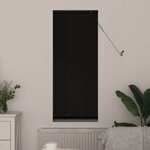 vidaXL Store Vénitien Réglable Noir 150 x 40 cm PVC