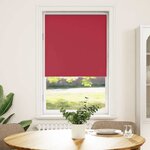 vidaXL Store enrouleur occultant rouge largeur du tissu 60 7 cm