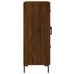 vidaXL Buffet chêne marron 69 5x34x90 cm bois d'ingénierie