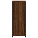 vidaXL Tables de chevet 2Pièces chêne marron 32x42x80cm bois d'ingénierie