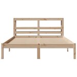 vidaXL Cadre de lit sans matelas 120x200 cm bois de pin massif