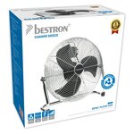 Ventilateur industriel chromé 45 cm 100 w bestron dfa40