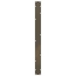 vidaXL Table à manger et bord naturel bois massif chêne rectangulaire