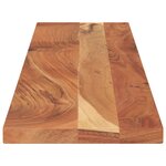 vidaXL Dessus de table 140x30x2 5cm rectangulaire bois massif d'acacia