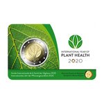 Pièce de monnaie 2 euro commémorative Belgique 2020 BU – Santé des plantes – Légende française