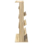 vidaXL Étagère à magazines avec étagère Chêne Sonoma 70 x 41 x 126 cm