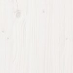 vidaXL Jardinière blanc 110x40x45 5 cm bois de pin massif