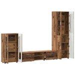 vidaXL Ensemble meuble TV FLORIN Bois ancien Bois d'ingénierie