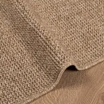 vidaXL Tapis de surface Carré HUARTE Naturel 200 x 200 cm Polyester