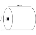 pack de 10 bobines calcul 74 x 70 x 12 mm EXACOMPTA